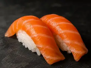 Niguiri salmón x2