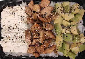 Chicken teriyaki salad