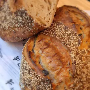 Pan de campo con semillas