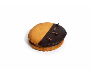 Alfajor de banana y dulce de leche