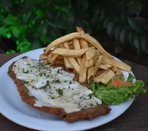 Milanesa fugazzeta