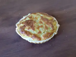 Tarta de cebolla y queso