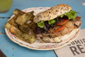 Plato de bondiola braseada