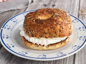 Cream cheese bagel