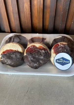 Bandeja pepas bañadas x6