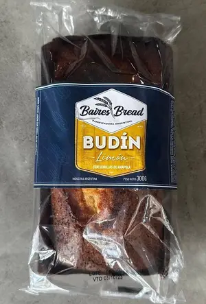 Budin limon con semillas