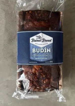 Budin vainilla y frutos secos