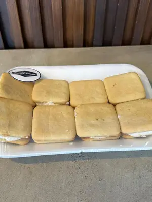 Galletas con mouse de limon