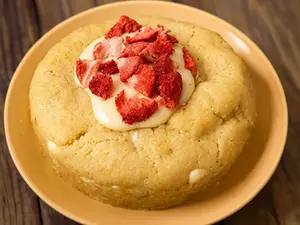 Cookie frutilla rellena
