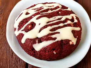 Cookie red velvet rellena