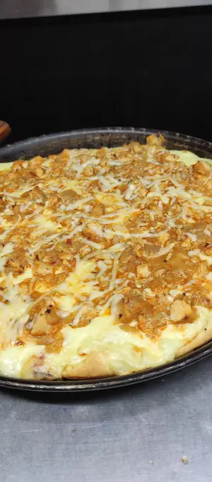 Pizza especial de pollo