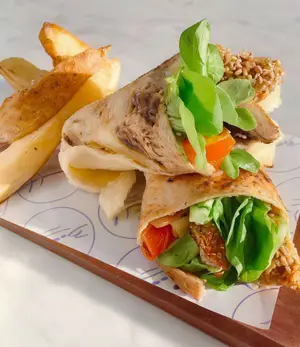 Street chicken wrap