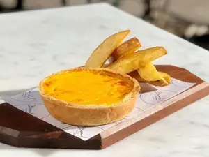 Tarta de calabaza asada y brie
