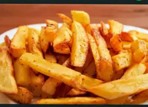 Bandeja de papas fritas
