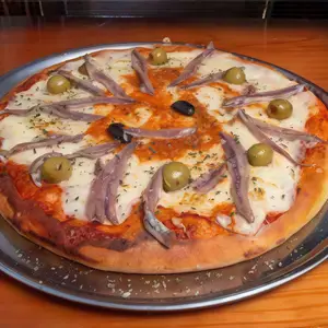 Anchoas con muzza 8 porciones