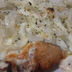 Sup de pollo a lafugazzeta c/fritas
