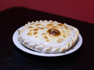 Tarta de jamón y queso