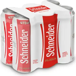 Cerveza Lager Schneider 6 x 473 ml