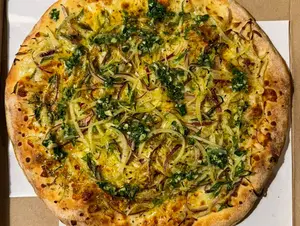Pizza mix de cebollas