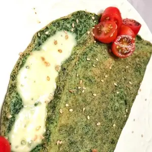Omelette de espinaca