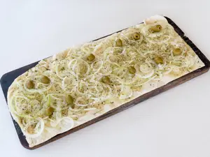 Grande fugazzeta parrilla