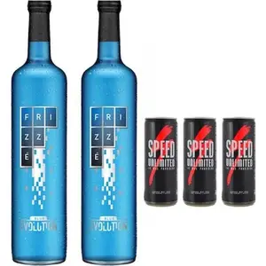 2 Frizzé Blue 750 ml + 4 Speed