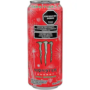 Bebida Monster Ultra Watermelon Sin Azúcar 473 ml