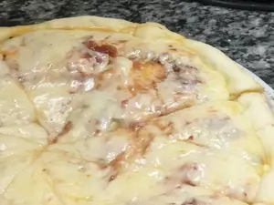 Pizza cuatro quesos