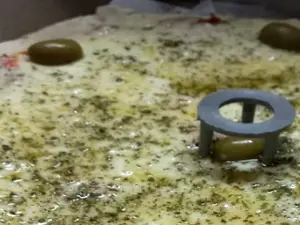 Pizza provolone grande
