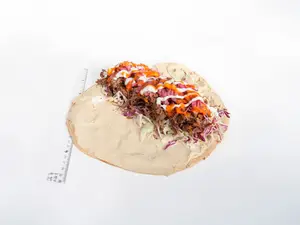 Laffa de carne desmechada