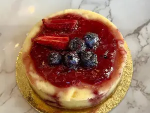 Cheesecake de frutos rojos