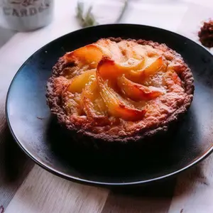 Tarta de pera centeno