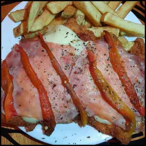 Suprema jamon y morron
