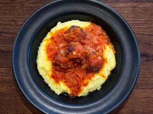 Menu - albondigas con pure