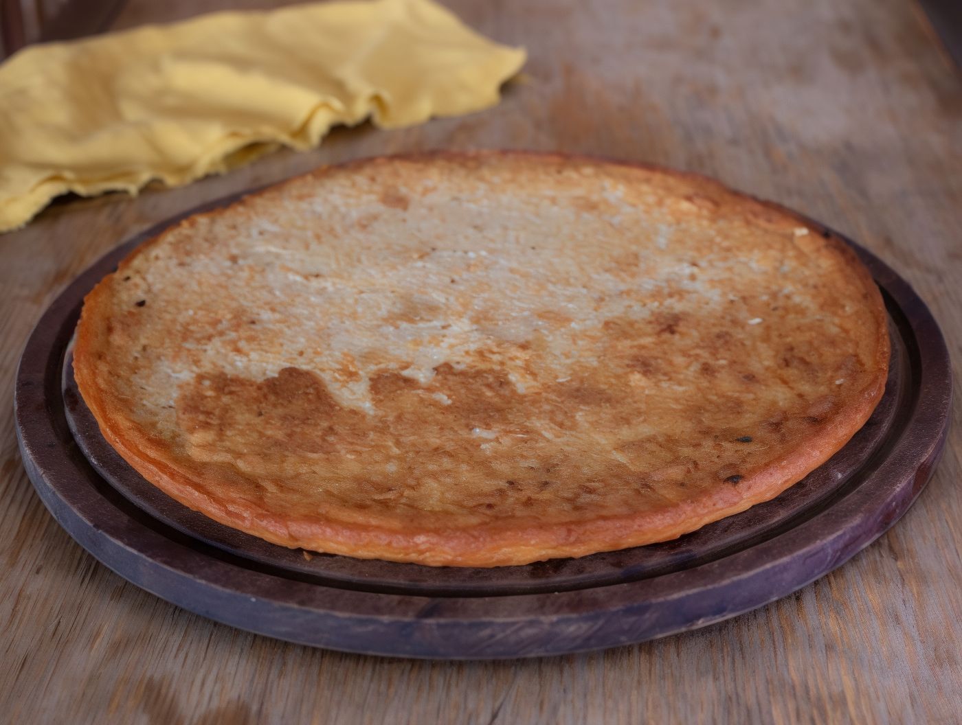 Fainá y pan de pizza