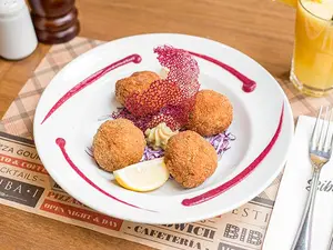Croquetas de calabaza y brie