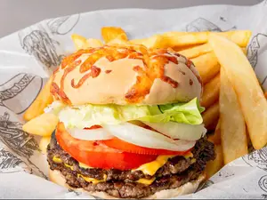 American cheeseburger