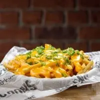 Papas fritas con Cheddar