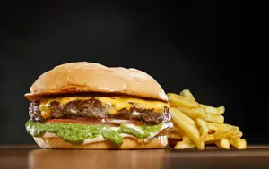 Pesto simple + papas