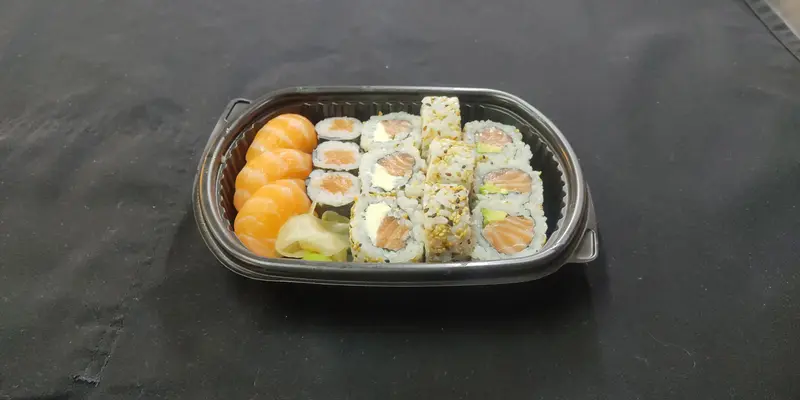 Black Orange Sushi Wok
