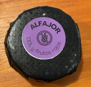 Alfajor frutos rojos