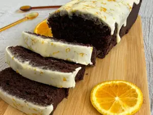 Budin de chocolate y naranja