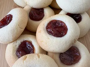 Pepas de dulce de leche