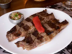 Vacío con fritas