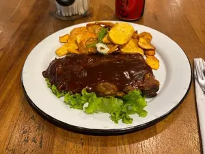 Ribs a la barbacoa