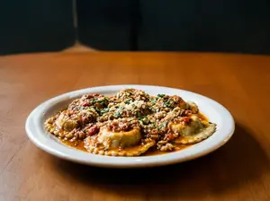 Sorrentinos muzzarella y jamón