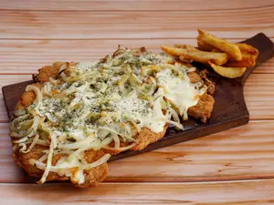 Milanesa a la fugazzeta