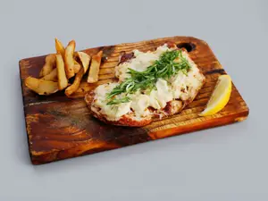 Pollo al verdeo con guarnición