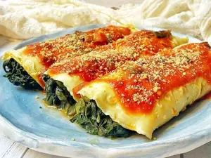 Canelones de verdura o jyq