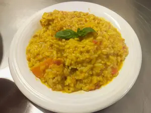 risotto con pollo